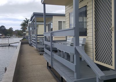 Photo: Cabins on the waterfront